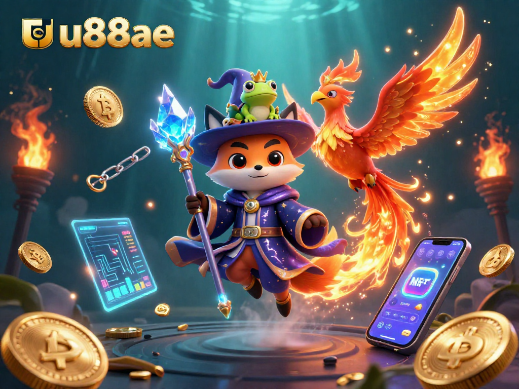 Experience thrilling adventures with uu88ae in this enchanting casino illustration.